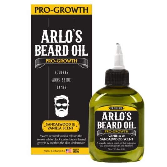 Arlo's Pro Growth Beard Oil - Vanilla Sandalwood
