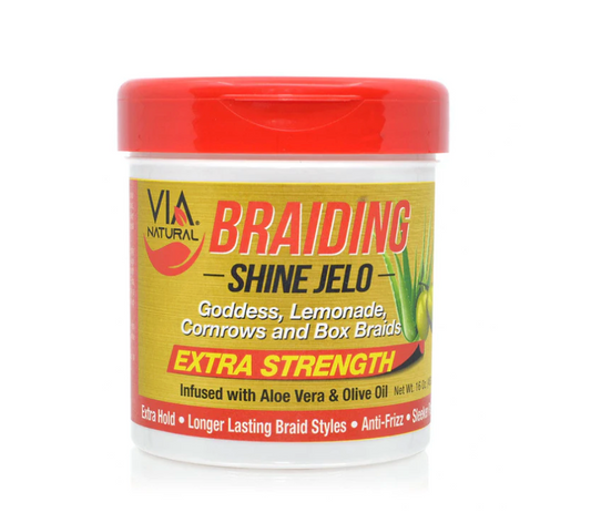 Via Natural Braiding Shine Jelo, Extra Strength