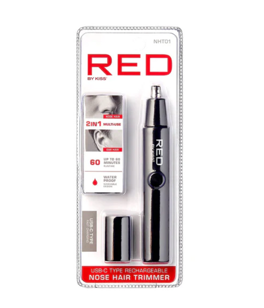 Red 2 In 1 Nose Hair Trimmer