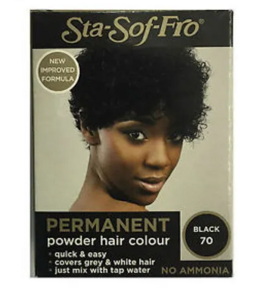 Sta Sof Fro Permanent Powder Hair Colour - Natural Black