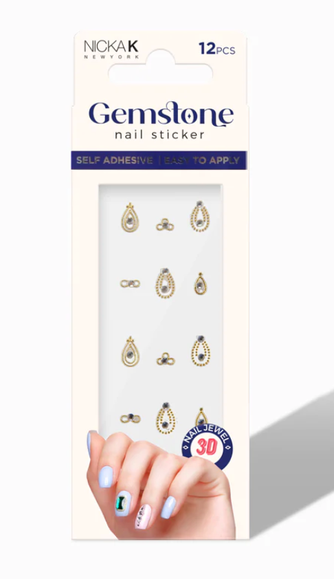 Nicka K Gemstone Nail Stickers