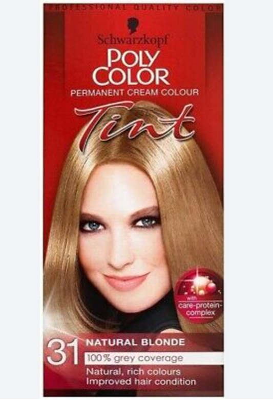 Schwarzkopf Poly Color - Permanent Cream Colour Tint Hair Dye