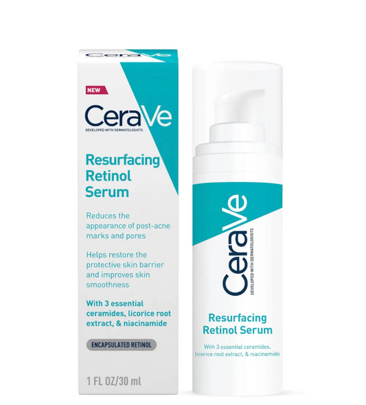 CeraVe Resurfacing Retinol Serum with Ceramides and Niacinamide for Blemish
