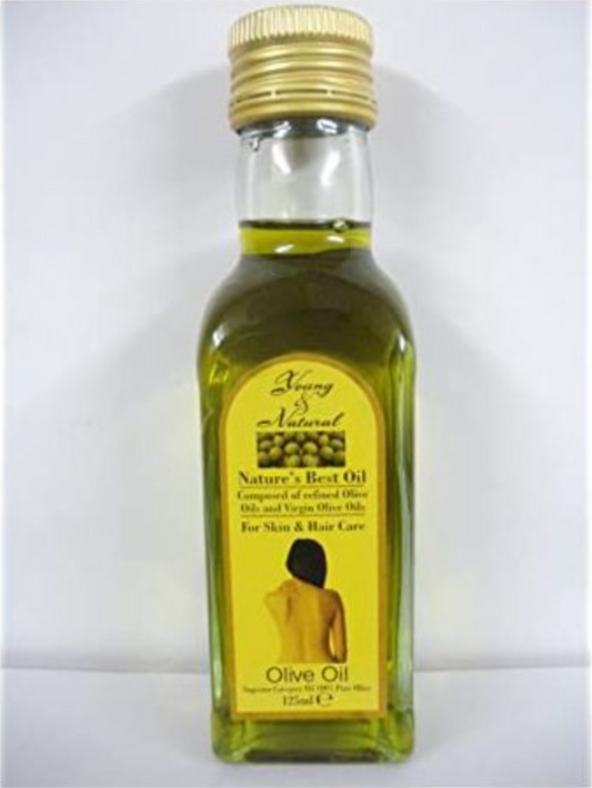 Young & Natural Olive Oil For Skin & Hair Care