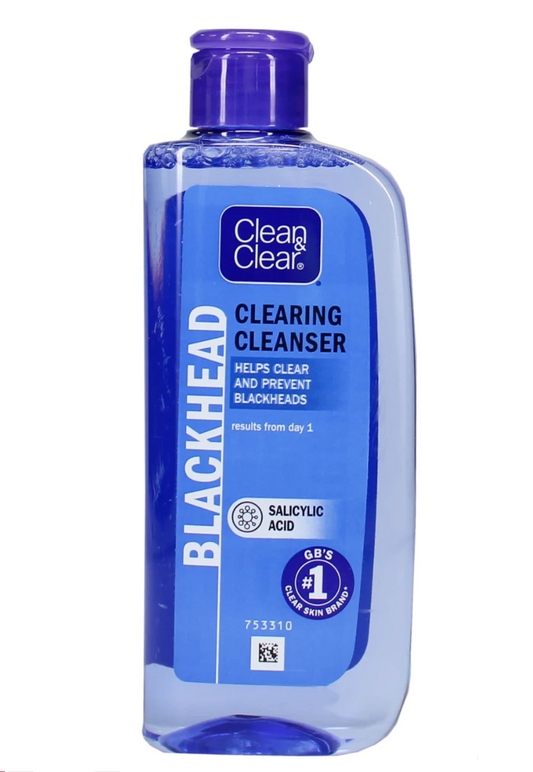 Clean Clear Blackhead Clearing Cleanser Oil Free Lotion 200 Ml
