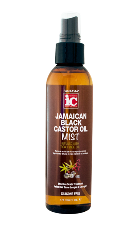 Fantasia Ic Jamaican Black Castor Oil Mist Infused With Tea Tree Oil - 6 Oz