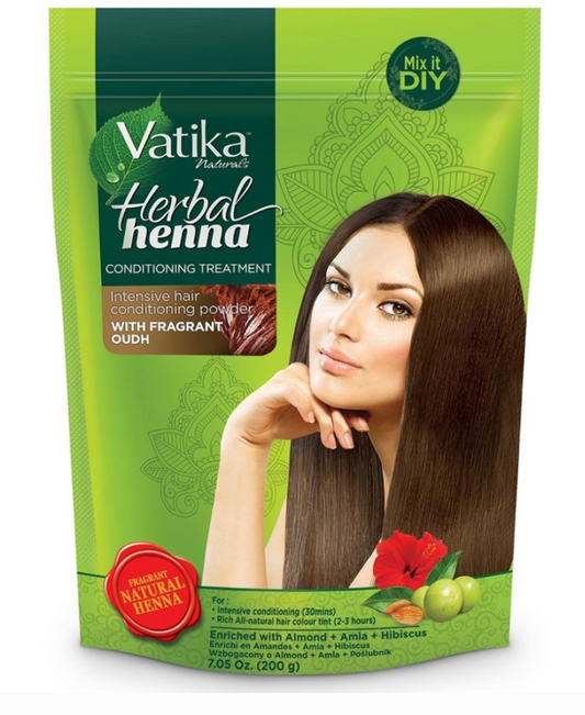 Vatika Herbal Henna Powder For Hair -Oudh