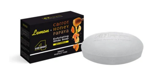 A3 Lemon Carrot Honey And Papaya Exfoliant White Soap 200