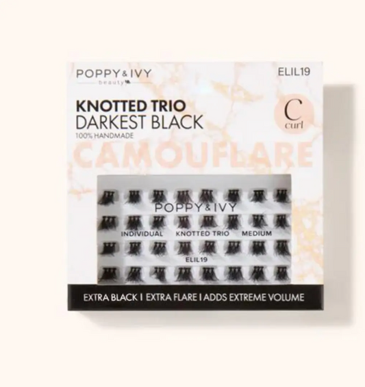 Poppy & Ivy Camouflare Individual Knotted Trio Lash