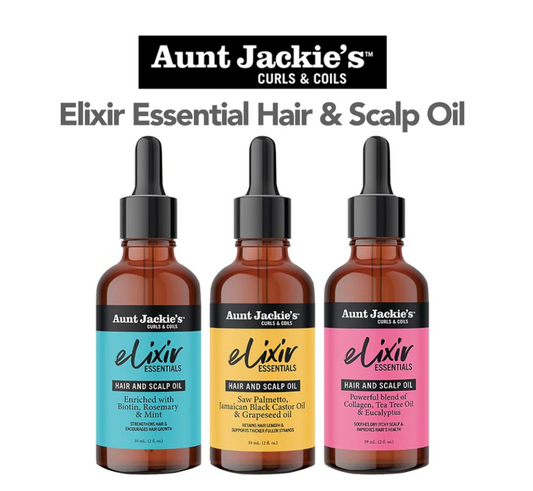 Aunt Jackie's Elixir Essesntial Hair & Scalp Oil 2oz