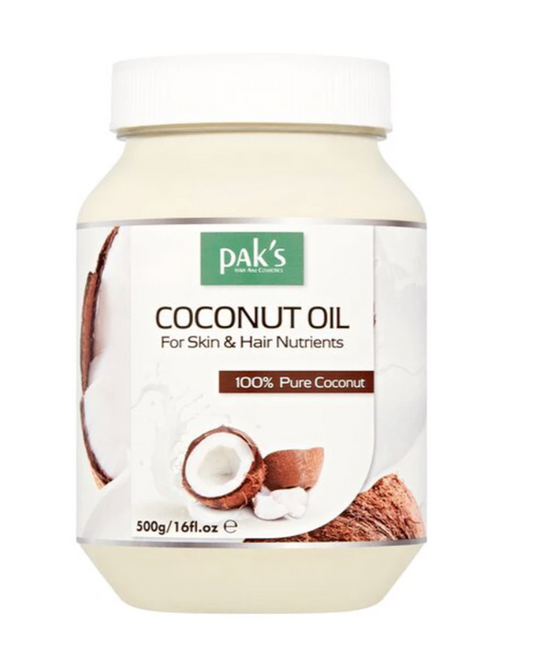 Pak's Coconut Oil 100% Pure Coconut 16oz