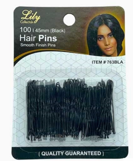 Lily Collection Hair Bun Pins-763BLA