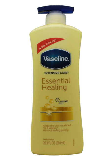 Vaseline Essential Healing Body Lotion 600ml Pump