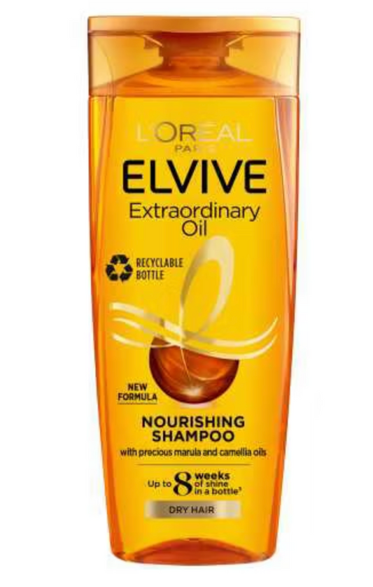 L'Oreal Paris Elvive Extraordinary Oil Shampoo for Nourishing Dry to Very Dry Hair 400ml