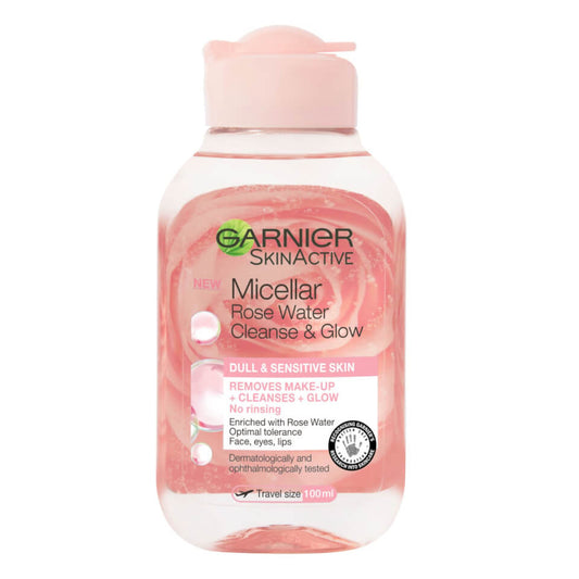 Garnier Micellar Rose Water Cleanse & Glow Micellar Water 100ml