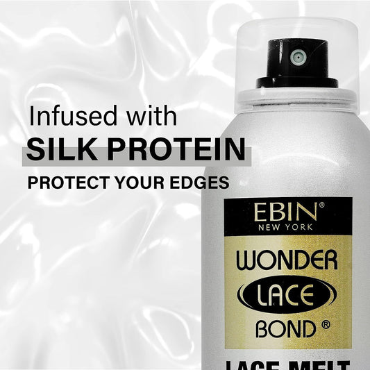 Ebin New York Wonder Lace Bond Lace Melt Spray - Silk Protein