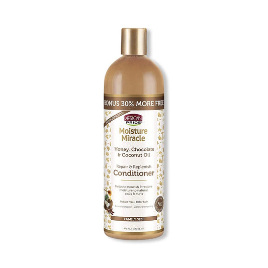 African Pride Moisture Miracle Honey, Chocolate & Coconut Oil Conditioner - 473ml