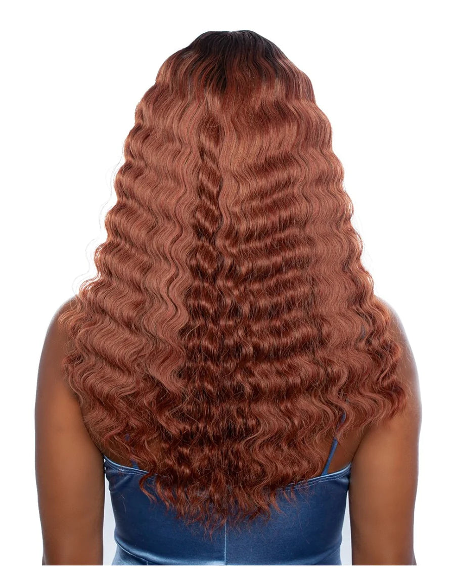 Mane Concept Melanin Queen 4" Deep Part HD Lace Wigs - MLCP207 Sasha Crimp