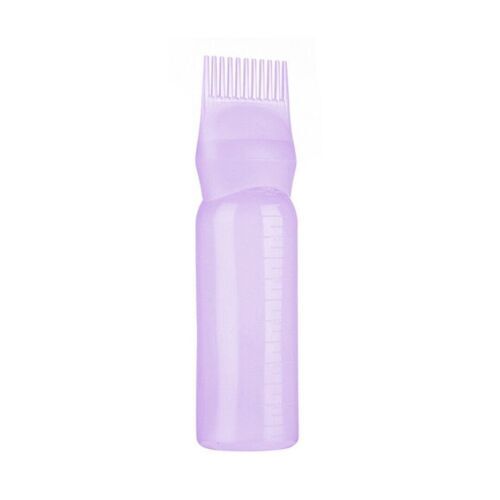 Dyeing Shampoo Bottle Oil Comb Hair Tools Hair Dye Applicator Brush Bottles New - Purple