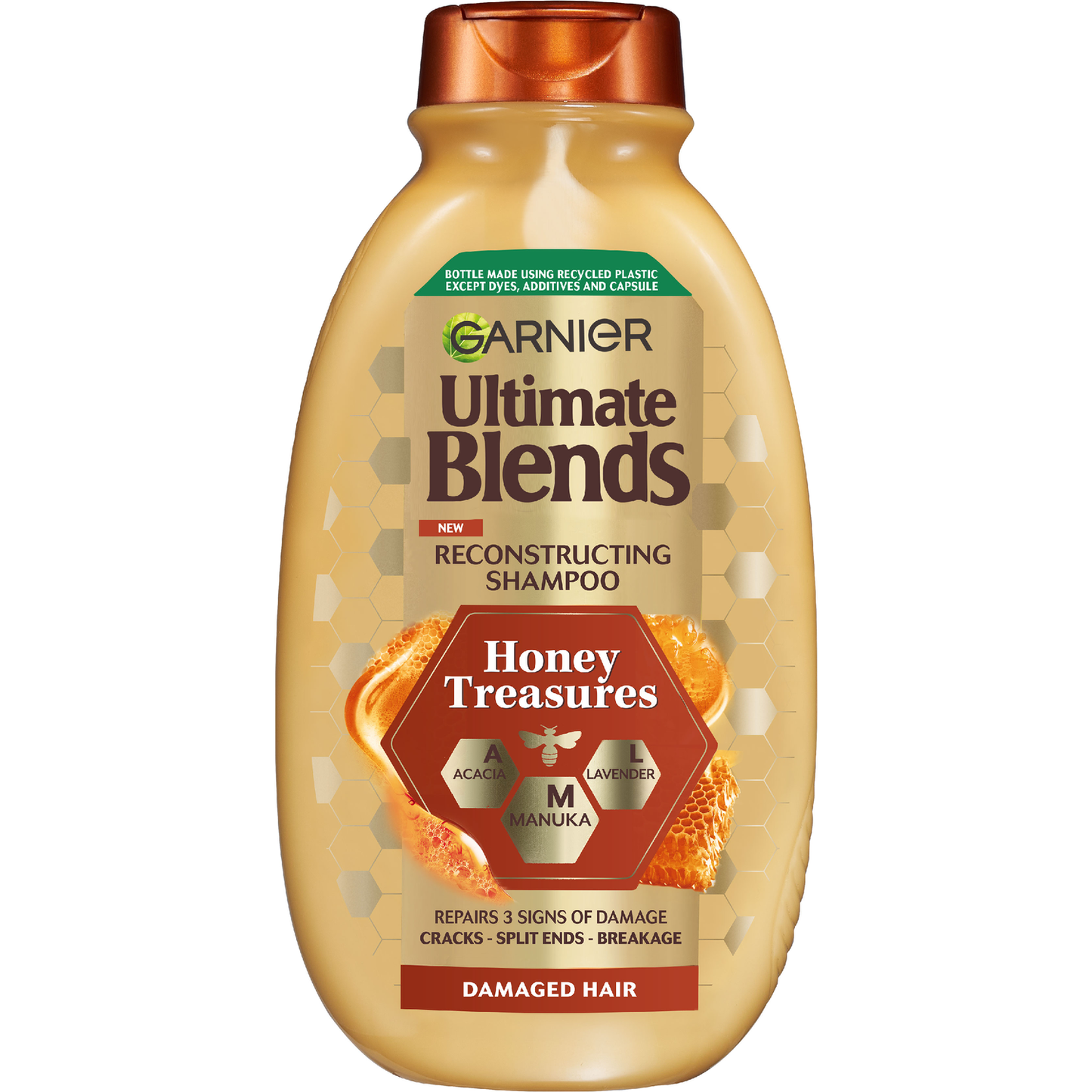 Garnier Ultimate Blends Honey Reconstructing Shampoo 400ml