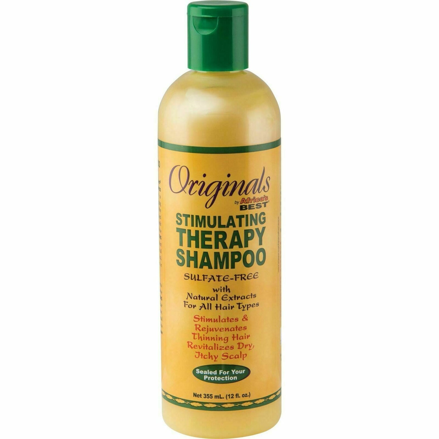 Africas Best Organics Stimulating Therapy Shampoo 12oz / 356Ml