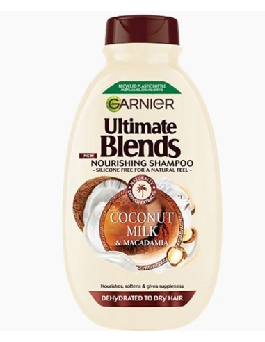 Garnier Ultimate Blends Coconut Milk Macadamia Nourishing Shampoo 400 Ml