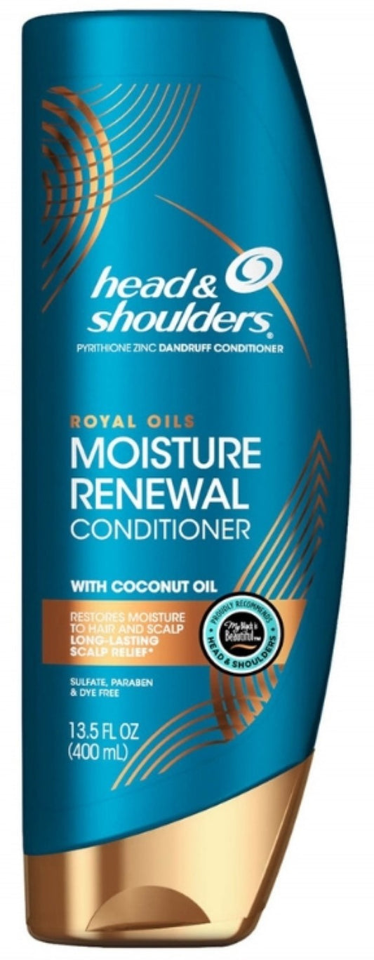 Head & Shoulders Royal Oils Moisture Renewal Conditioner 13.5 oz (Pack of 4)