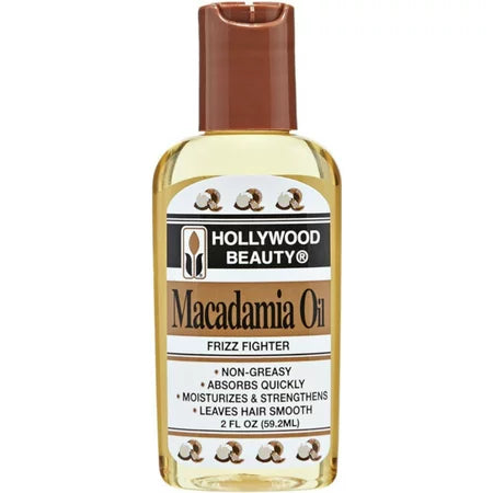 Hollywood Beauty Macadamia Oil, 2 oz (Pack of 2)