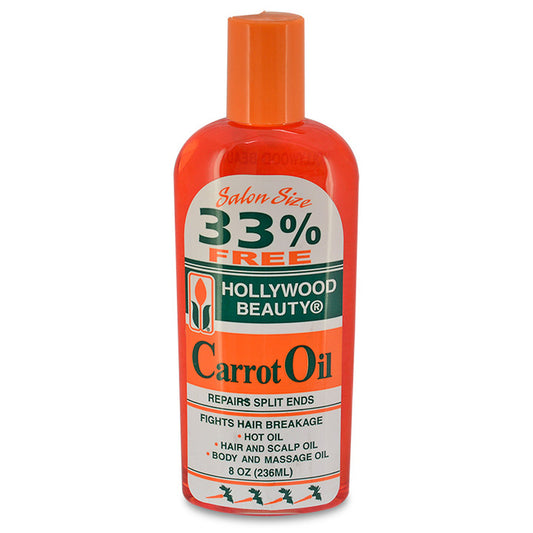 Hollywood Beauty Carrot Oil Repairs Split Ends- 236ml
