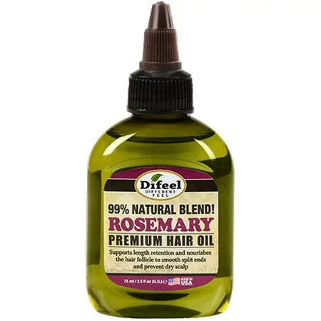 Difeel Rosemary Premium Hair Oil - 2.5 Oz