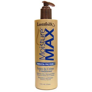 Lustrasilk Moisture Max Leave-in Creme Conditioner, 12 Ounce (TK-41516)