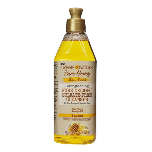 Creme Of Nature Pure Honey Strengthening Pure Delight Sulfate‐Free Cleanser - 12oz