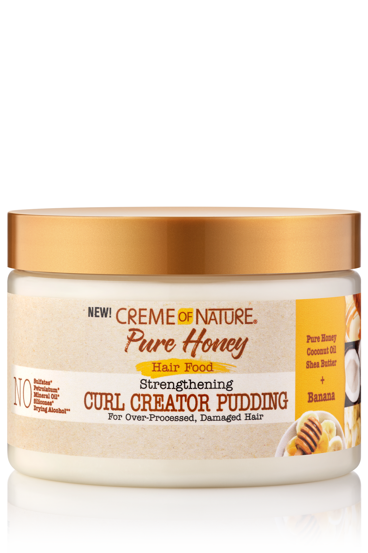 Creme Of Nature Pure Honey Strengthening Curl Creator Pudding - 326g / 11.5oz