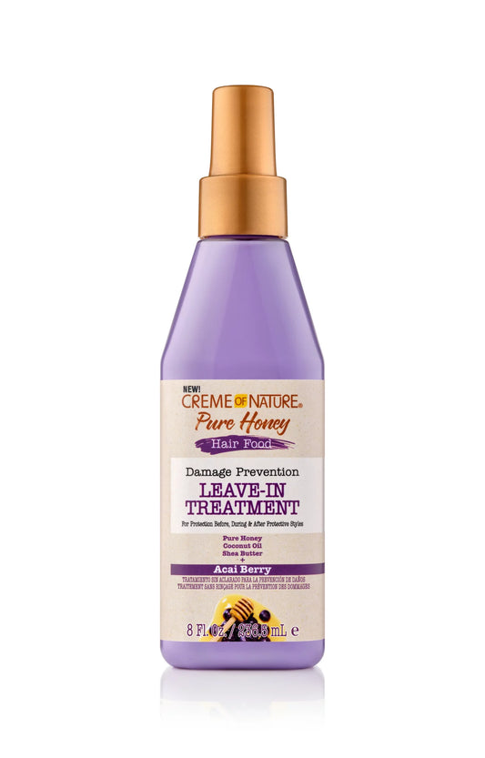 Creme of Nature Pure Honey Damage Prevention Leave-In Treatment - 8 oz
