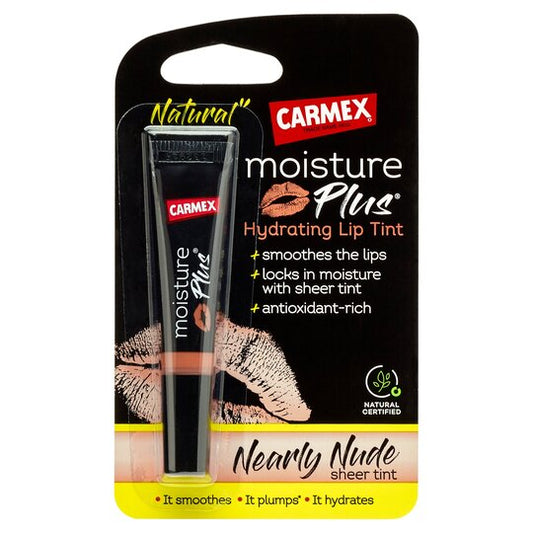 Carmex Moisture Plus Hydrating Lip Tint Nearly Nude- 3.8g