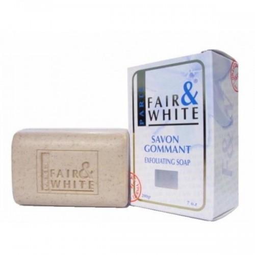 Fair & white Savon Gommant Exfoliating Soap White- 200g