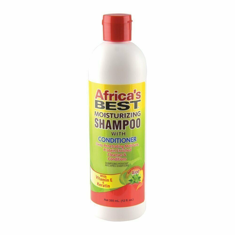 Africas Best Moisturizing Shampoo With Conditioner - 12Oz