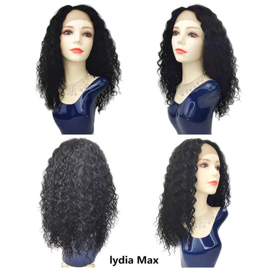 Wignus 100% Unprocessed Brazilian Swiss Lace Parting Wig - Lydia Max