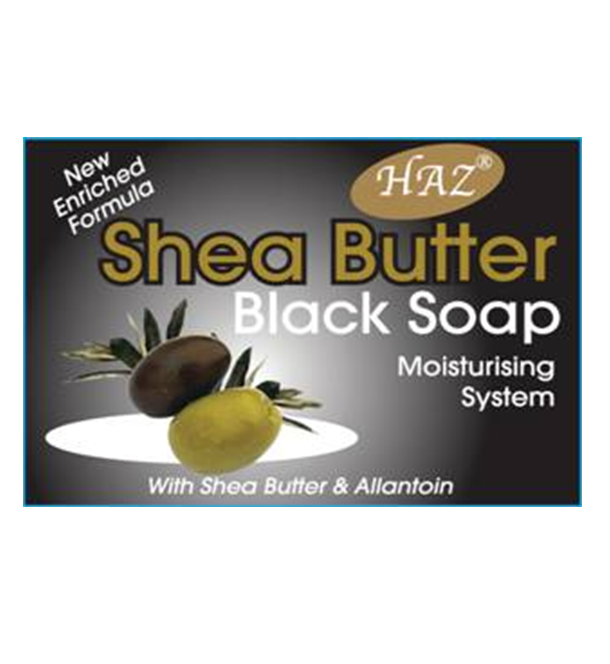 Haz Shea Butter Black Soap 100g
