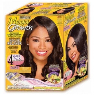 Profectiv Mega Growth No-Lye Relaxer Super 2 Full Head Applications(4 Touch-Up)