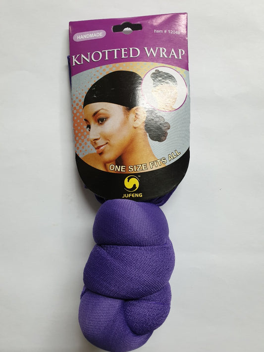 Jufeng Handmade Purple Knotted Wrap No.12048