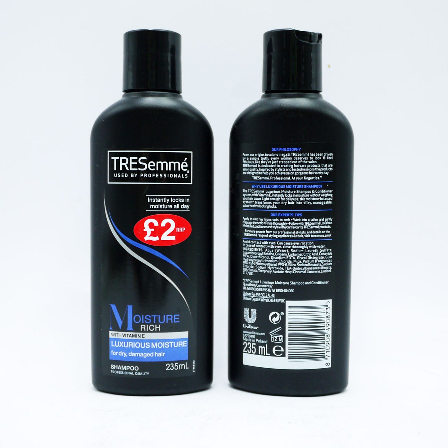 Tresemme Shampoo Moisture Rich for Dry Damaged Hair 235ml