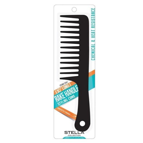 Stella Collection 10" Rake Handle Comb Item#2441