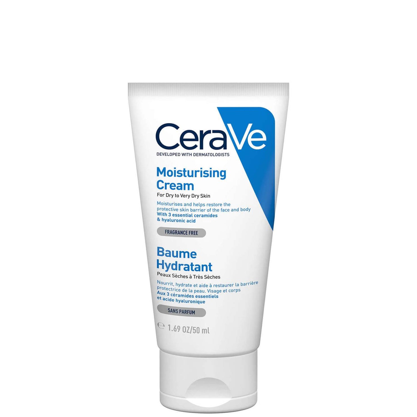 CeraVe Moisturising Cream With Ceramides for Dry to Very Dry Skin - 50ml