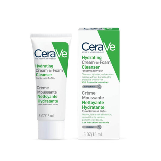 CeraVe Hydrating Cream to Foam Cleanser - 15ml