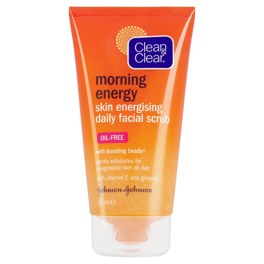 Clean & Clear Morning Energy Skin Energising Daily Facial Scrub 150 ml