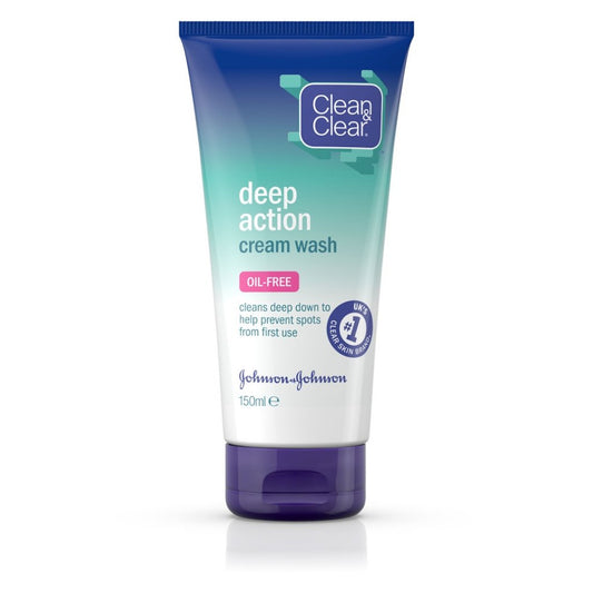 Clean & Clear Deep Action Cream Wash - 150ml