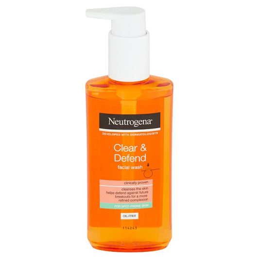Neutrogena Clear & Defend Face Wash  For Spot-Prone Skin - 200ml