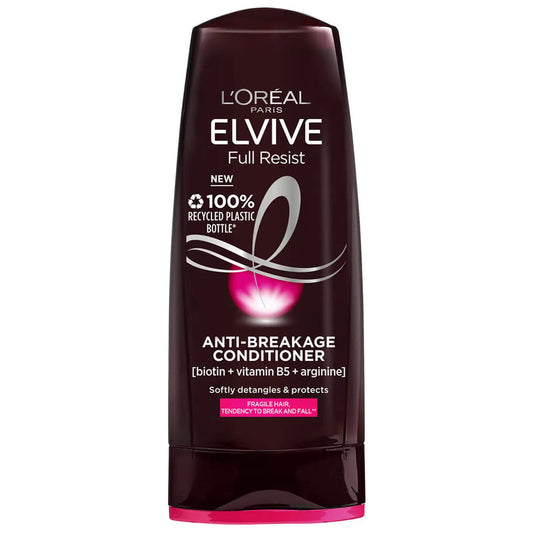 L'Oreal Elvive Full Resist Anti-Breakage Fragile Hair Conditioner with Biotin - Available In 2 Sizes
