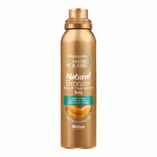 Garnier Ambre Solaire Natural Bronzer Self-Tanning Dry Body Mist Medium - 150ml